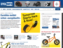 Tablet Screenshot of cyclinfo.ch